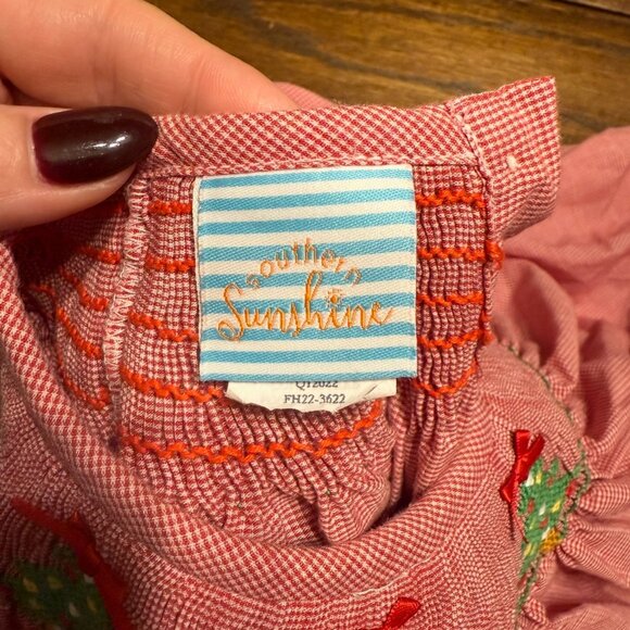 Girls Christmas Long Dress - Picture 2 of 2